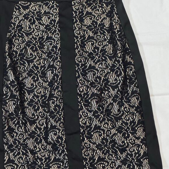 JAX Midi Black and Silver Sheath Dress size 8 - Picture 2 of 7